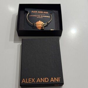 Alex and Ani Gold Charm Bracelet